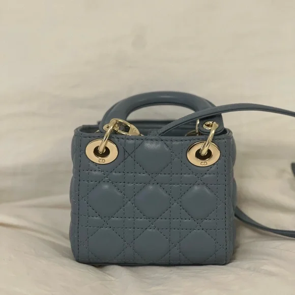 Christian Dior Micro Cannage Lady Dior Bag - Picture 2 of 9